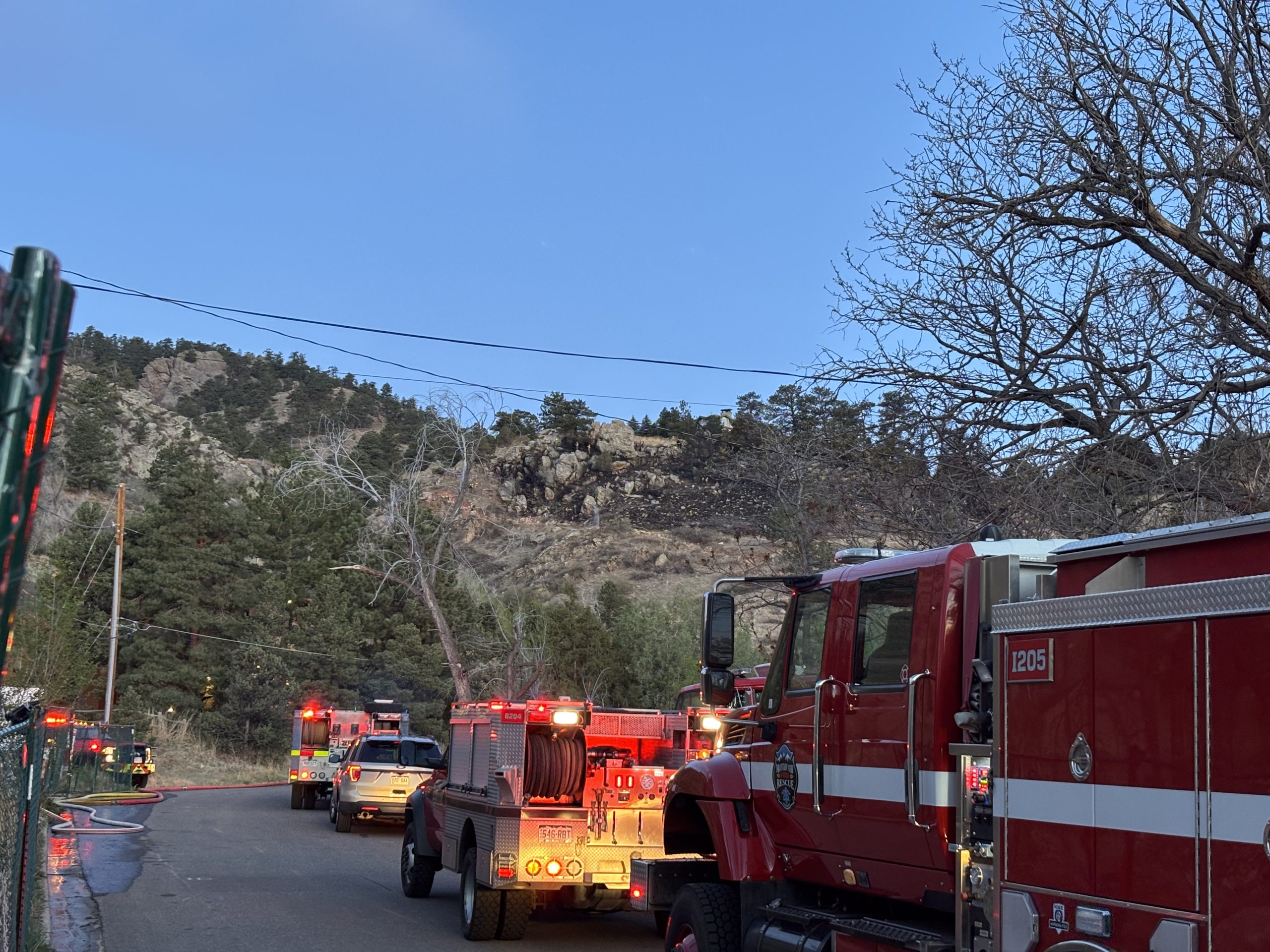 Goat Trail wildfire in Boulder prompts evacuation warning in North Boulder