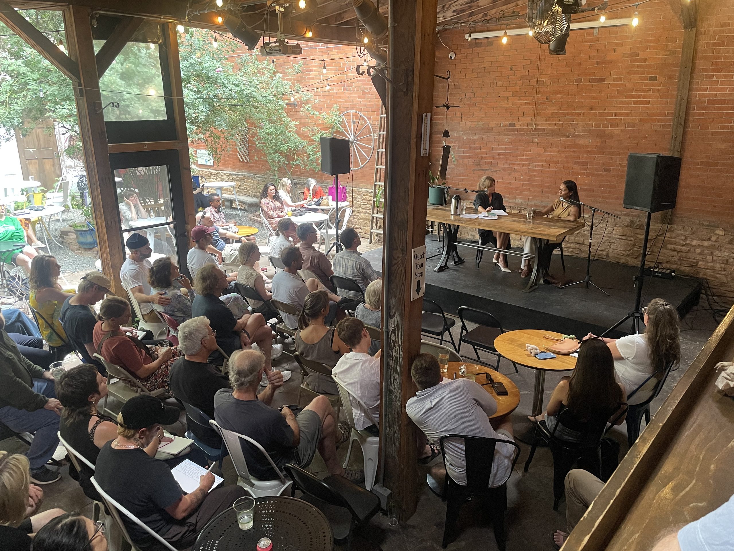 Inside Boulder’s Magic Mountain Talks, where big ideas fill Trident’s back patio